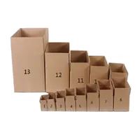 Embalaje de la logística de comercio electrónico Embalaje Pequeño Embalaje Mada de cartón Fabricantes de la personalización mayorista