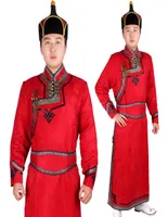 Costume de danse deerskin toison m￢le robed mongolie chinoise minoritaire v￪tements v￪tements usure de la sc￨ne desgaste de la Etapa5520663