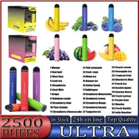 Fumed Extra ULTRA Disposable Vape Pen Electronic 5ml Pods Cigarettes Kit 850mAh Battery 1500 2500Puffs Pre-Filled vapors wholesale vs geek bar kit