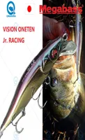 Japão Megabass Fishing Lure Vision Oneten Jr Racing Suspenda Lenta Flutuante Minnow Bass Jerkbait de água salgada Tackle 2207218829988