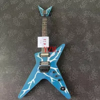 Blue Lightning Fork Personality Fashion High end Pickup High quality Accessories Electric Guitar Rock Professional for Men and Women
