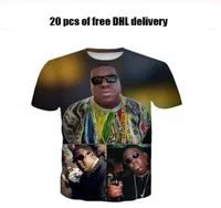2021 New Women Men Fashion 3D t shirt Notorious BIG tshirt hip hop Rap tees camisetas tops shirts plus size J0219630399