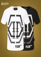 Plein Bear T Shirt Mens Designer Tshirts Ropa de marca Rhinestone Skull Men camisetas cl￡sicas de alta calidad Hip Hop Streetwear TS7797192