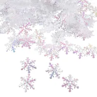 600Pcs White Snowflake Confetti - Winter Baby Shower Decorations,Christmas  Party Decorations,Winter Onederland 1st Birthday Girl Decorations,Winter  Wedding Birthday Party Table Snowflake Decorations
