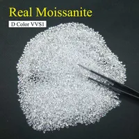 Wholesale Loose Moissanites Size 0.8mm To 3.0mm D Color Round VVS1 EXCELLENT Cut Lab Grown Stone Test Positive 1.0CT