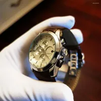 Relógios de pulso de topo relógios para homens de quartzo automático Watch Men's Watch Chronógrafo à prova d'água -Tisot -1853 Relógio masculino de relógio de pulso