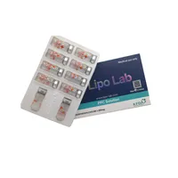 كوريا فوسفاتيديل كولينز Lipo Lab PPC V Line Solution 10 Vials Lipolab 10ml للذقن والجسم Aqualyx