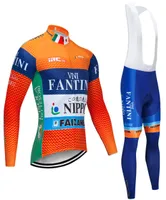 2020 Nowy zespół Vini Cycling Jersey 20D Bike Set Ropa Ciclismo Winter Thermal Fleece Pro Rower Kurtka Maillot Wear2530918
