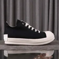 Rick Casual Shoes Chaussures masculines Laces en toile Sneakers Ro Owens Augmentez High and Low Aide Women's Board