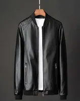 Fashion Men039s Real Leather Jacket Men Motorcykel Winter Coat Men Warm äkta läderjackor stor storlek2455754