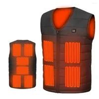 Men&#039;s Down Warm Jacket Intelligent Temperature Control Heating Vest 10 Zone Winter Outdoor Hiking Camping