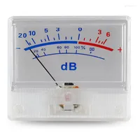 Uhr Reparaturkits White Panel Vu Messger￤t 0-500UA 650 Ohm -20-6 dB DB Power Audio Hintergrundbeleuchtung