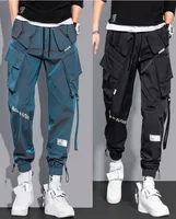 MEN039S Cargo Hosen Mode Hip Hop Multipocket Hosen Trendy Streetwear Solid Jogginghosen Pantalones Casuales Para Hombre8975090