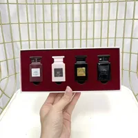 TOP Fragrance Unisex Women Men 7.5ml 4pcs Perfume Gift Box Set Spray Long Lasting Smell TOM-FORD OUD WOOD LOST CHERRY ROSE PRICK WHITE SUEDE 645584