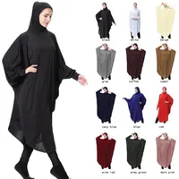 Abbigliamento etnico Kuclut Donne musulmane Full Cover Preghiera Costume Hijab Gonna lunga Abaya Roust kaftan Overhead Medio Oriente Arabo Maxi Islam