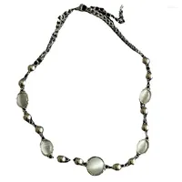 Hänge halsband varumärke ädelsten halsband klavikel damer dekorativa smycken party joyas para mujeres