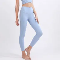 Lulu Classic 3.0 Buttery-soft Bare Workout Gym Yoga Pants Women Squat Proof High Waist Fitness Tights Sport Leggings 25&quot;