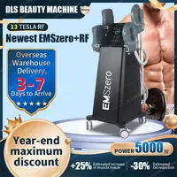 Nuovo modello DLS-Emslim Beauty Articoli riducono il corpo dello stimolatore del muscolo grasso Slimazione Delming Machine 13tesla 4handles Neo Emszero Machine 5000W