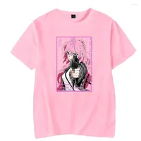 남성용 T 셔츠 시키 모리는 단순한 귀염둥이 애니메이션 상품 면화 하라주 쿠 프린트 티셔츠 여름 유니스석 짧은 슬리브 티가 아닙니다.