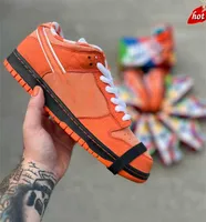2022 Authentic Shoes Concepts x SB Dunks Low Orange Lobster FD8776-800 Mens Womens Basketball Sports Sneaker Frost Electro White With