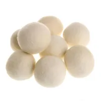 Практические продукты для прачечной чистой мяч многоразовой натуральной органической ткани размягчить премиум -шерстяные шарики SS1221