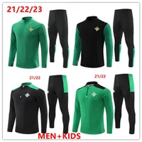 2022/23 Real Betis Tracksuit Soccer Jerseys Kids Men Training Suit 2022/2023 Betis Chandal Futbol Survetement Foot Maillot de