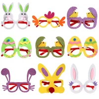 Party Masks Easter Glasses Cartoon Ornament Eggshell Rabbit Egg Funny Glasses Frame Children's Day Supplies