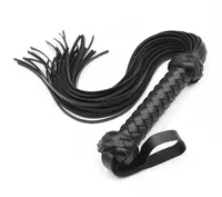 Bondage sex toy brinquedos sexuais spanking hand whip handle leather whip loose flogger stage props3360971