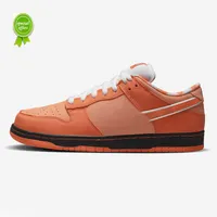 Authentic Shoes Concepts x SB Dunks Low Orange Lobster FD8776-800 Men Womens Basketball Sports Sneaker Frost Electro White With Original Box