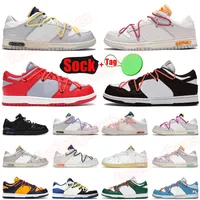 2023 5A-High Quality Nike Sb Dunk Low Off White Dunks OW Men Women Running Shoes Sports NO.1-50 Lot The Low Skate Skate Platform Shoe Trainers Sneakers 36-48