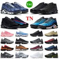 TN Plus 3 Terraspape Men Buty do biegania Atlanta Rose Unity Enfant Noir Blanche Scarpe Triple Black Tns Mens Treners des Chaussures Homme Outdoor Sneakers