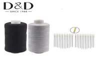 2pcs 500m Polyester Sewing Threads 12pcs A agulhas de threading agulhas de costura de tecido de tecido de colchão de bricolage273d7467608