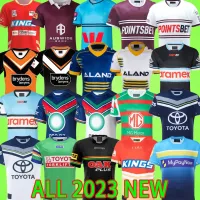 Custom 2023 Rugby jerseys Alle NRLS Stars Eels Cowboys Warriors Sharks Wests Tigers Sea Eagles Panthers Blues Marrons Melbourne Storm Dolphin