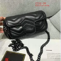 Handbag Luxury Designers Bags Shoulder Crossbody Chain Bag Wallets Totes Double Letters Chains Hasp Square Purse 7774#55 ewq301S