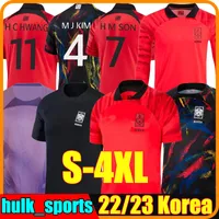 XXXL 4XL 2022 Sydkorea Soccer Jerseys 2023 Son Cho Gue Sung in Bum Hwang Ui Jo Jeong Sung Kwon 22/23 National Team Men Women Kit Set Kits Long Sleeve Training