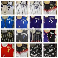 Authentic Stitched Basketball Jerseys 1 Tracy 15 Vince McGrady Carter Mitchell&Ness Retro Jersey Mans Women Youth S-XXL