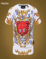 Plein Bear T Shirt Mens Designer Tshirts Ropa de marca Rhinestone Skull Men camisetas clásicas de alta calidad Hip Hop Streetwear TS2887496