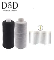 2pcs 500m Polyester Sewing Threads 12pcs A agulhas de threading agulhas de costura de tecidos de tecido de colchão DIY 273d2394888