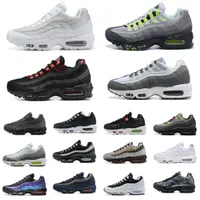 New 95 95S Navy Blue Running Shoes Mens Womens Sneakers Sneakers New Style of Silver White Red Yellow and Black 36-45