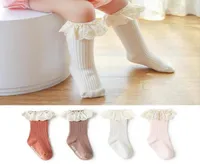 Socks 2021 Summer Mesh Baby Cute Lace Kids Girl Knee High Breathable Solid Color Soft Infant Toddler Long8957432