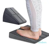 Yogablock Justerbar kilstr￤cka lutande squatbr￤dor Anti Slip Calf Extender Foot Stretcher Lutning Slantblock f￶r tr￤ningsgym