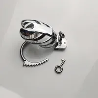 Шерстяная пряжа регулируемый размер пенис Кольцо Целохнета металлический металлический устройство целомудри