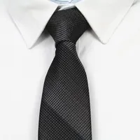 Boogbladen skng man formele zakelijke stropdas 6 cm grijze zijden heren nek stropdas jacquard geweven man trouwjurk slank