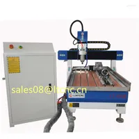 Portable Woodworking 3 Axis CNC Cutting Engraver Machine Router 6090 Desktop Type 2.2kw