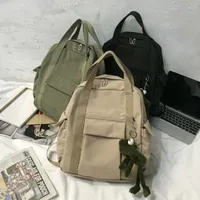 Rucksack -Rucksäcke Frauen große Kapazitäts Reise -Laptop -Tasche Unisex Ehepaar Schoolbag Harajuku Trendy Ulzzang Reißverschluss täglich