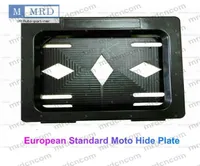 European Moto Stealth License Plate Hide Motorcycle Cover Shutter Remote Control2844241