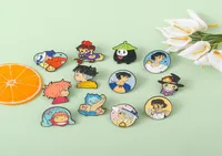 Cartoon Movie Emamel Pins Howl Sofia Ashitaka San Ponyo Sosuke Brooch Lapel Badges Anime Custom Jewelry Gift for Kids Friends 18 C3136108