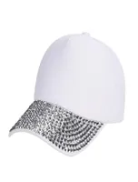 Ball Caps PUSEKY 2022 Men Women Handmade Rhinestone Beads Hats Solid Baseball Cap Luxury Hat Woman Girl Beauty Casual Whole 4845776