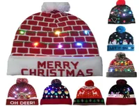 Beanieskull Caps 2021 Novelty LED Lightup Beanies Beanies Hat Hat Decoration Xmas Christmas Hats for Men Women Girls Ligh7838132