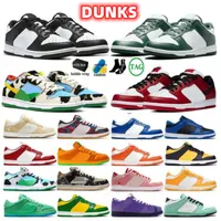 2023 Dunks Lows Panda Running Shoes Triple Pink Blue Raspberry Shades of Green Grey Fog Mens Trainers Outdoor Sneakers